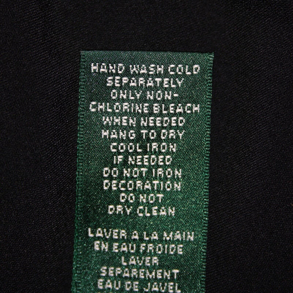Lauren Ralph Lauren NEW $169 Sz 14 Holiday Black Rhinestones Poly Elastane Dress