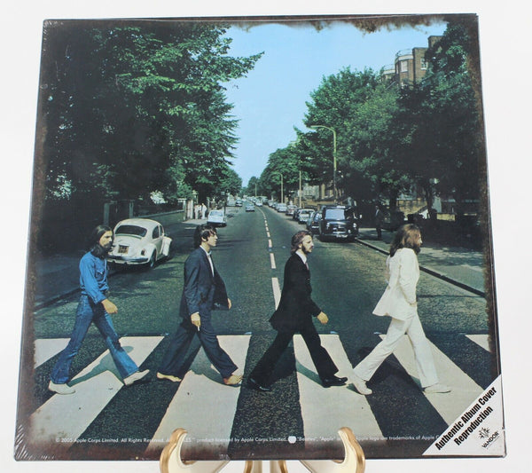 Lyon Vandor NEW 2005 The Beatles 12 X 12 "Abbey Road" Authentic Metal Sign