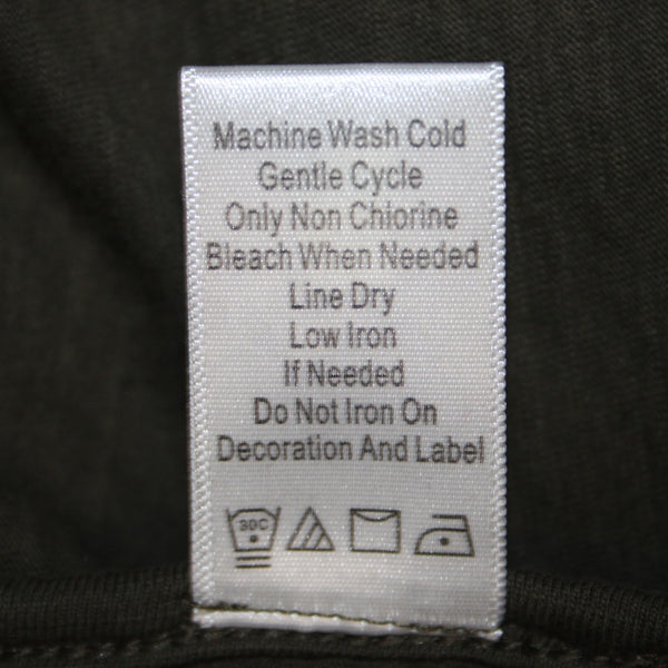 Coldwater Creek Top NEW $75 Sz 1x Green Olive Sequin Chevron Poly Cotton Top