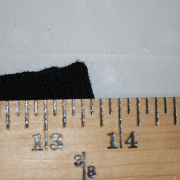 Toula Skirt Sz 8 Black Elastic Waist Santana Knit Wool Blend Midi Length Skirt