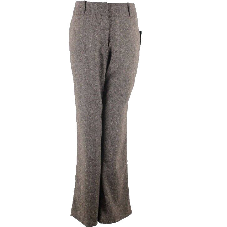 East 5th NEW $44 Sz 8 x 32 Brown Multi Curvy Fit Tweed Poly Blend Pant