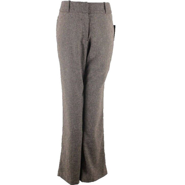 East 5th NEW $44 Sz 8 x 32 Brown Multi Curvy Fit Tweed Poly Blend Pant