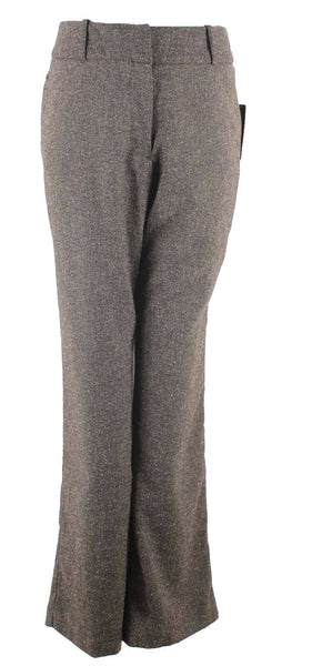 East 5th NEW $44 Sz 8 x 32 Brown Multi Curvy Fit Tweed Poly Blend Pant