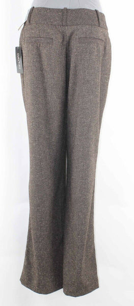 East 5th NEW $44 Sz 8 x 32 Brown Multi Curvy Fit Tweed Poly Blend Pant