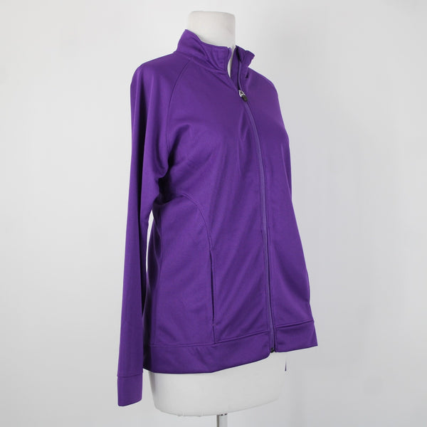 Tri Mountain Performance NEW Sz M Purple Zipper Pockets 100% Polyester AW Jacket