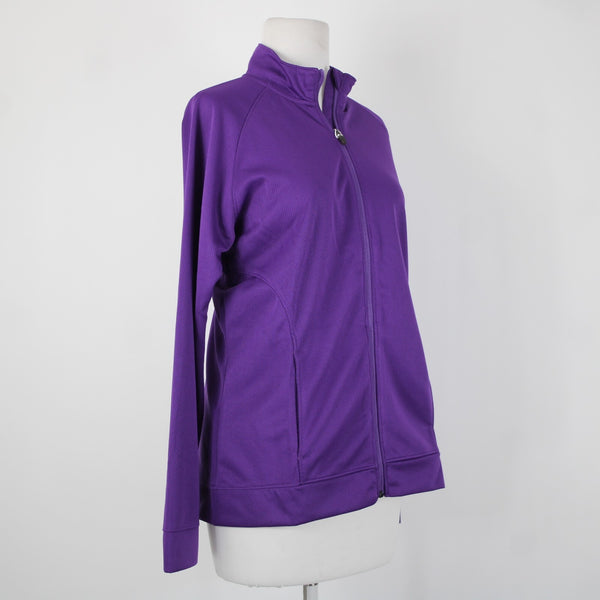 Tri Mountain Performance NEW Sz M Purple Zipper Pockets 100% Polyester AW Jacket