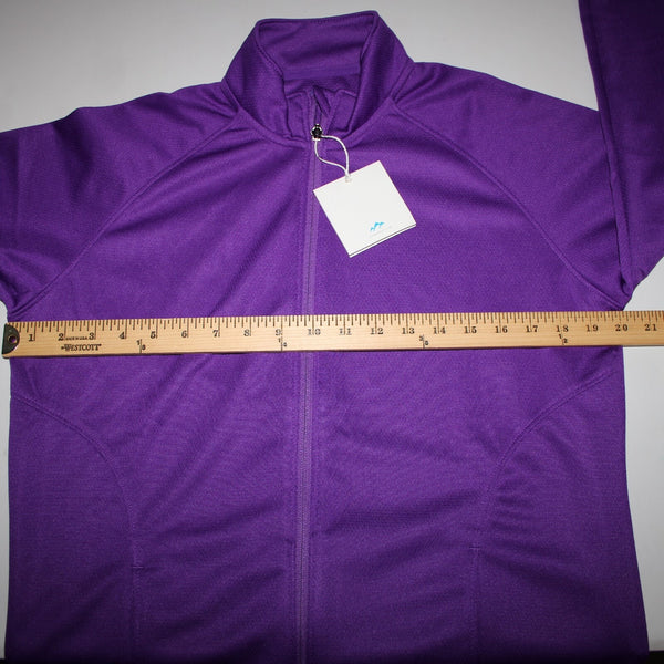 Tri Mountain Performance NEW Sz M Purple Zipper Pockets 100% Polyester AW Jacket