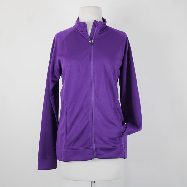 Tri Mountain Performance NEW Sz M Purple Zipper Pockets 100% Polyester AW Jacket