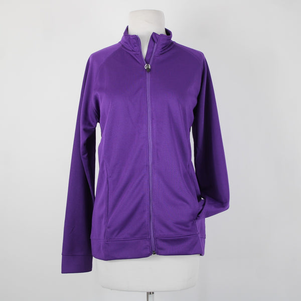 Tri Mountain Performance NEW Sz M Purple Zipper Pockets 100% Polyester AW Jacket