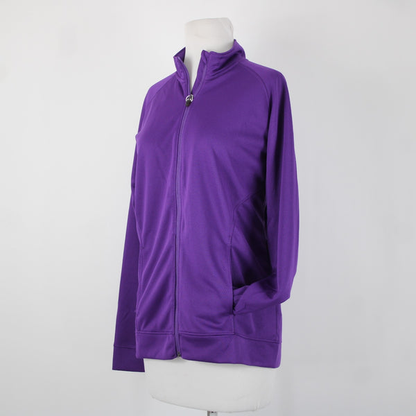 Tri Mountain Performance NEW Sz M Purple Zipper Pockets 100% Polyester AW Jacket
