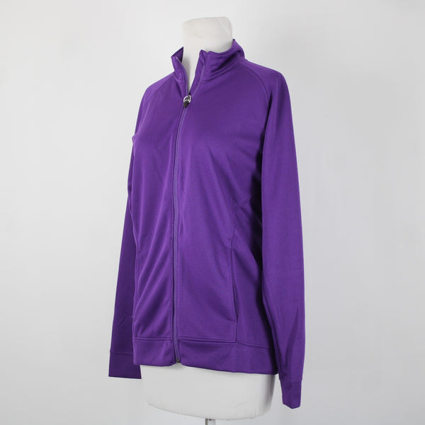 Tri Mountain Performance NEW Sz M Purple Zipper Pockets 100% Polyester AW Jacket