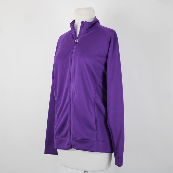 Tri Mountain Performance NEW Sz M Purple Zipper Pockets 100% Polyester AW Jacket