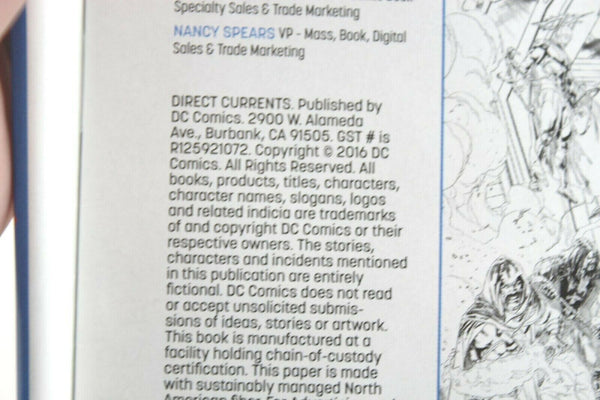 DC 2016 Direct Current #1 Comic Book