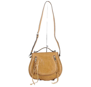 Rebecca Minkoff 10 x 11 x 4 Tan Convertible Smooth Leather Crossbody Purse