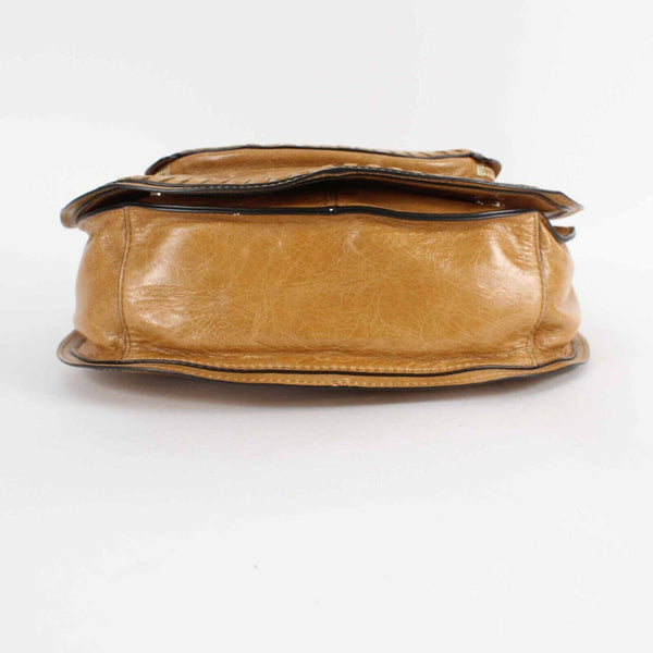 Rebecca Minkoff 10 x 11 x 4 Tan Convertible Smooth Leather Crossbody Purse