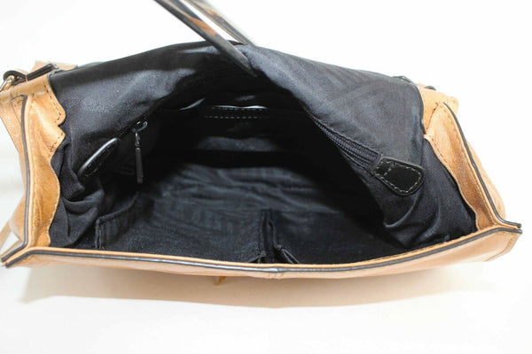 Rebecca Minkoff 10 x 11 x 4 Tan Convertible Smooth Leather Crossbody Purse