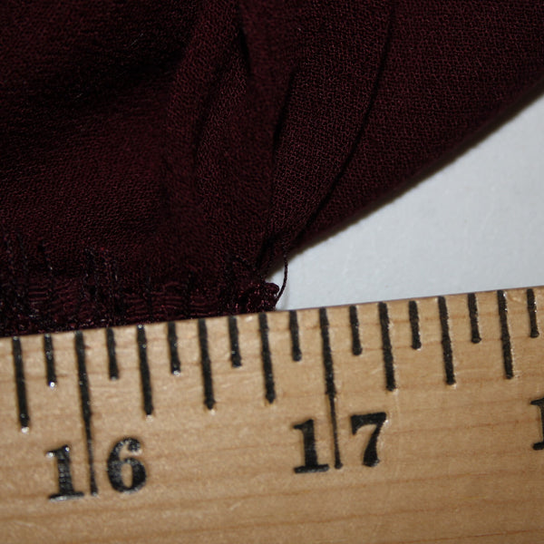 Hint Of Mint Sz XS Burgundy Red Lace Embroidered Key Hole Lined Rayon Dress