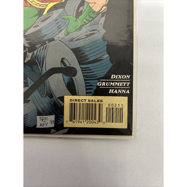 Dc Comic Comic Book Robin # 2 Dec 93 Dixon Grummett Hanna Comic Book