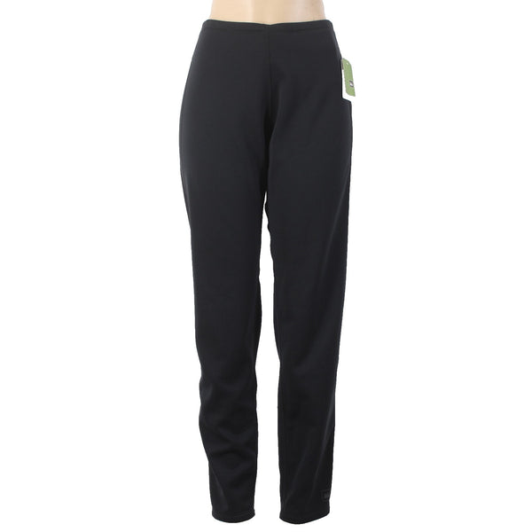Rei AW Pant NEW Sz L x 31 Black Elastic Waist Straight Leg Poly Nylon AW Pant
