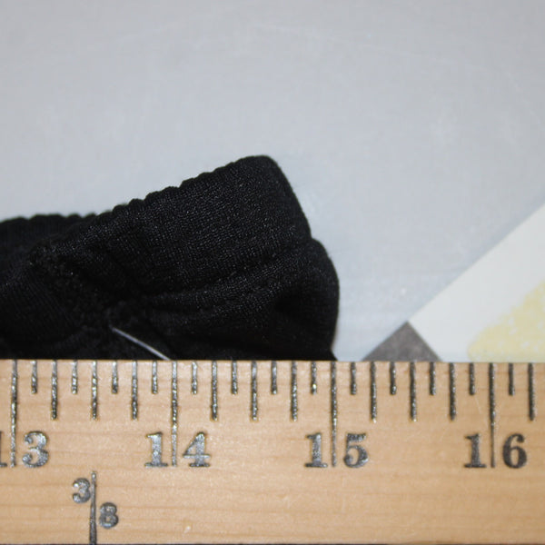 Rei AW Pant NEW Sz L x 31 Black Elastic Waist Straight Leg Poly Nylon AW Pant