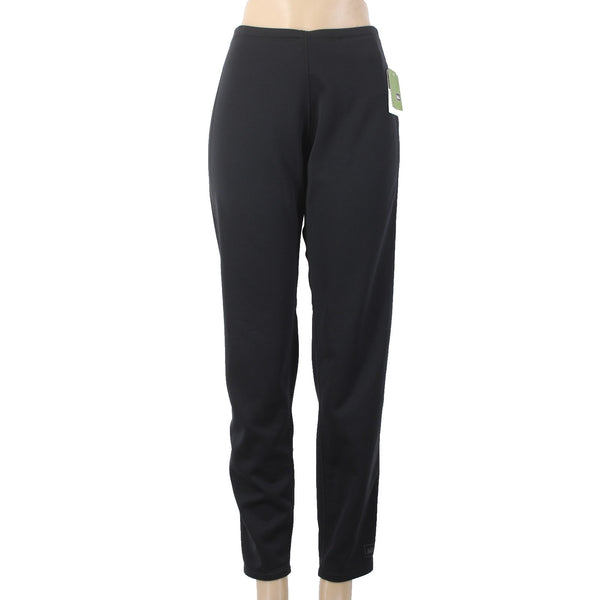 Rei AW Pant NEW Sz L x 31 Black Elastic Waist Straight Leg Poly Nylon AW Pant