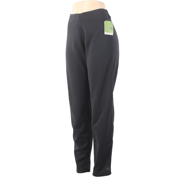 Rei AW Pant NEW Sz L x 31 Black Elastic Waist Straight Leg Poly Nylon AW Pant