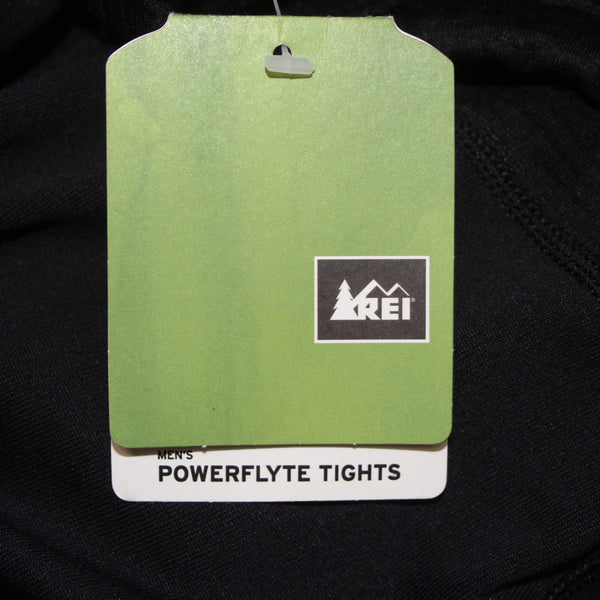Rei AW Pant NEW Sz L x 31 Black Elastic Waist Straight Leg Poly Nylon AW Pant