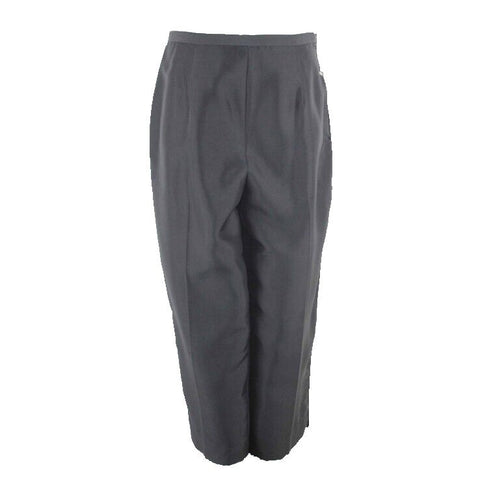 Robbie Bee NEW Sz 14P x 20 Black 100% Silk Shantung Lined Polyester Pant
