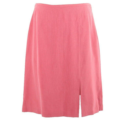 Tommy Bahama NEW $98 12 Rose Pink Left Split 100% Silk Acetate Lined Skirt