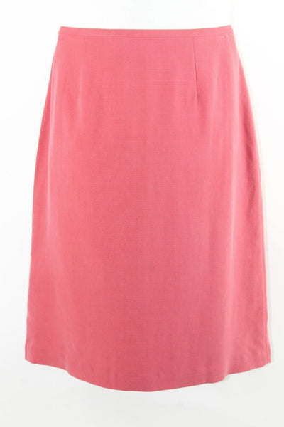 Tommy Bahama NEW $98 12 Rose Pink Left Split 100% Silk Acetate Lined Skirt