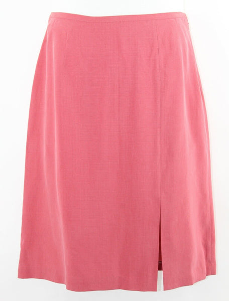 Tommy Bahama NEW $98 12 Rose Pink Left Split 100% Silk Acetate Lined Skirt
