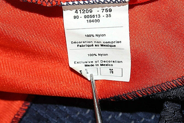 Champion Broncos Sz XL Navy Blue Multi Griese 14 100% Nylon Jersey Shirt