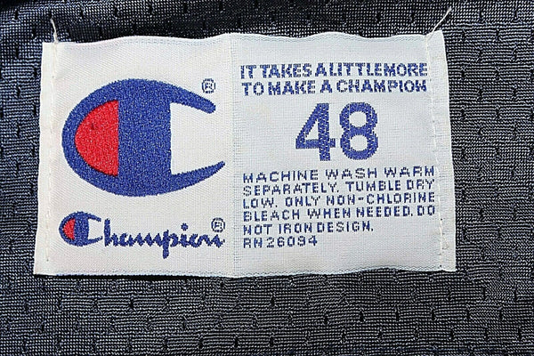 Champion Broncos Sz XL Navy Blue Multi Griese 14 100% Nylon Jersey Shirt