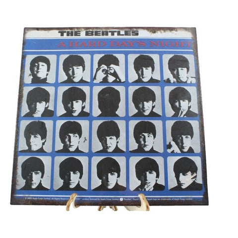 Lyon Vandor NEW 2005 The Beatles 12 X 12 "A Hard Day's Night" Metal Sign