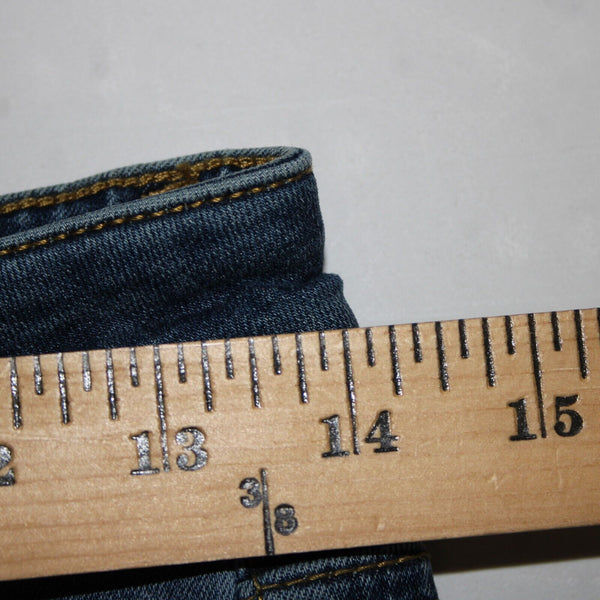 Karen Kane NEW $99 Sz 6 x 27.5 Conversation Barely Distressed Cotton Poly Jeans