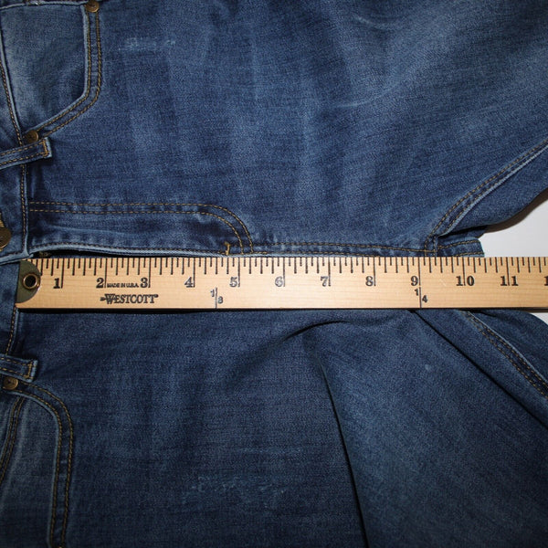 Karen Kane NEW $99 Sz 6 x 27.5 Conversation Barely Distressed Cotton Poly Jeans