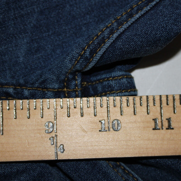 Karen Kane NEW $99 Sz 6 x 27.5 Conversation Barely Distressed Cotton Poly Jeans