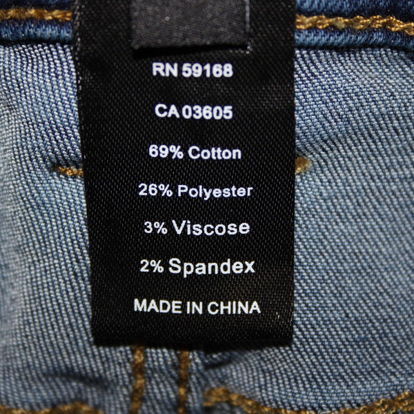 Karen Kane NEW $99 Sz 6 x 27.5 Conversation Barely Distressed Cotton Poly Jeans