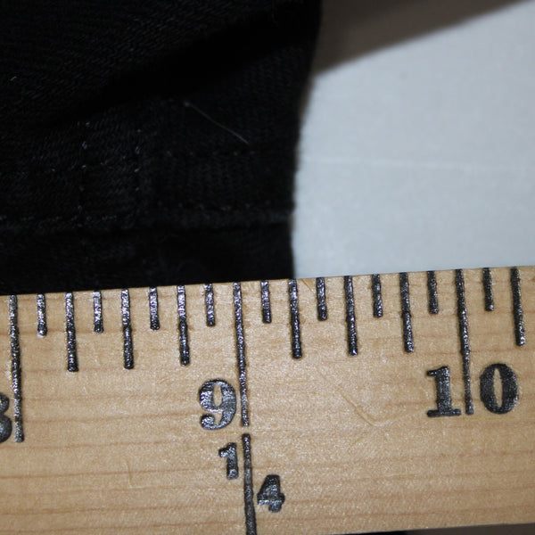 Everlane Sz 24 x 26 Black Straight Cotton Elastane Blend 10" Rise 5 Pocket Jeans