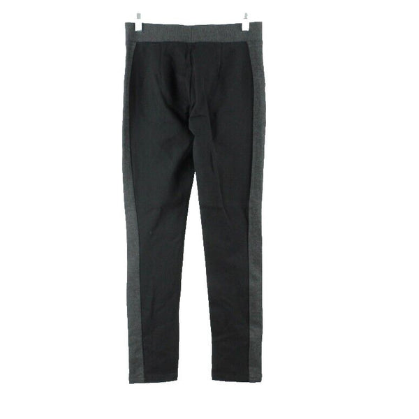 NYDJ NEW Sz 4 Charcoal Black Side Stripe Legging Rayon Nylon Spandex Pant