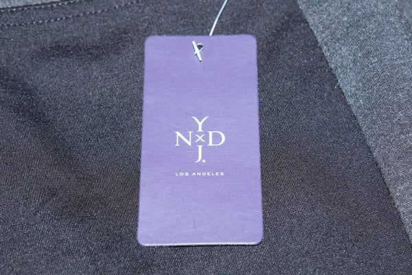 NYDJ NEW Sz 4 Charcoal Black Side Stripe Legging Rayon Nylon Spandex Pant