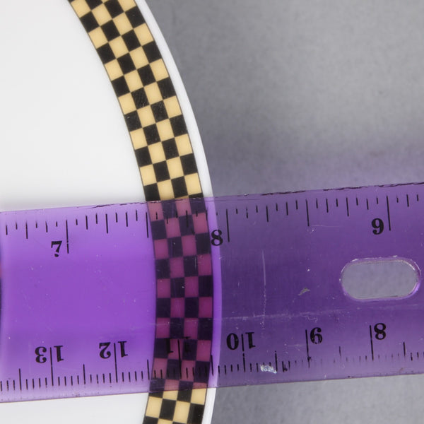 Guy Buffet Plate Waiter Suite Monsieur Henri Brown Multi Color Eschenbach 8"