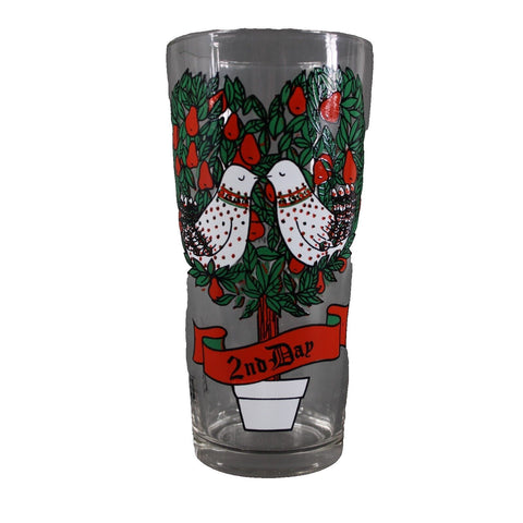Pepsi The 2nd Day of Christmas from the 12 Days Of Christmas Set 14 Ounce Glass