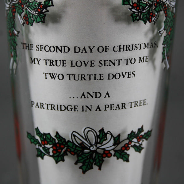 Pepsi The 2nd Day of Christmas from the 12 Days Of Christmas Set 14 Ounce Glass