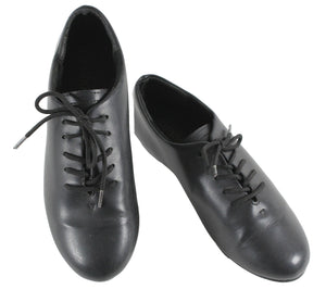 Danshuz Sz 5.5 Black Man Made Oxford Tap Shoes 661O