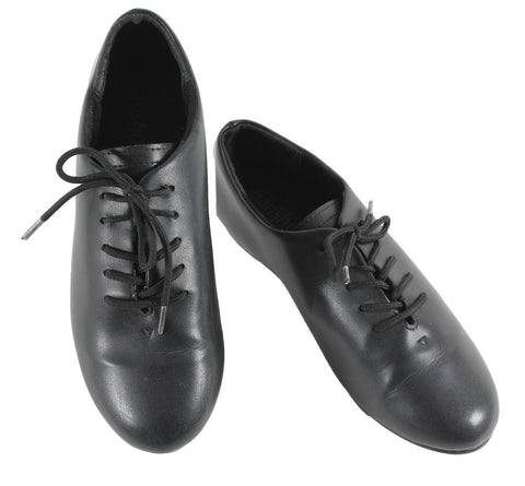 Danshuz Sz 5.5 Black Man Made Oxford Tap Shoes 661O