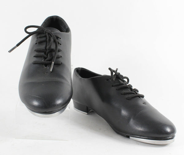 Danshuz Sz 5.5 Black Man Made Oxford Tap Shoes 661O