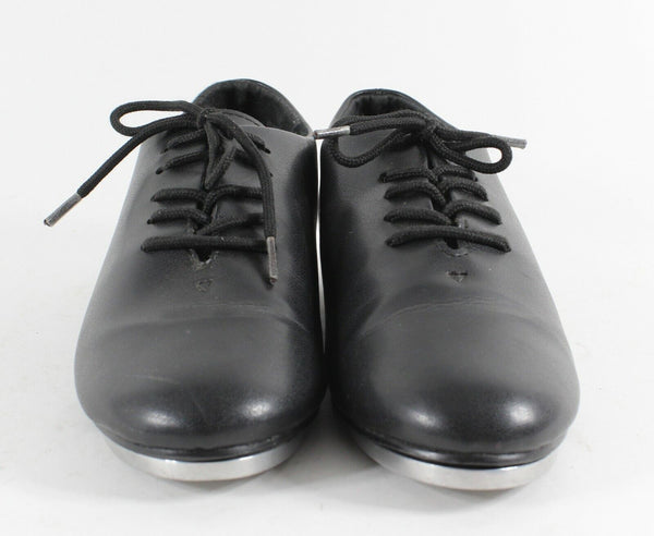 Danshuz Sz 5.5 Black Man Made Oxford Tap Shoes 661O
