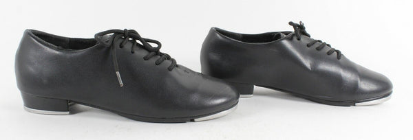 Danshuz Sz 5.5 Black Man Made Oxford Tap Shoes 661O
