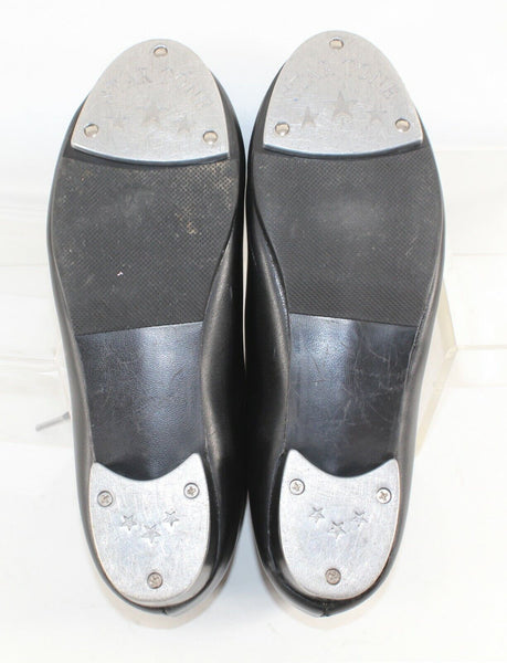 Danshuz Sz 5.5 Black Man Made Oxford Tap Shoes 661O